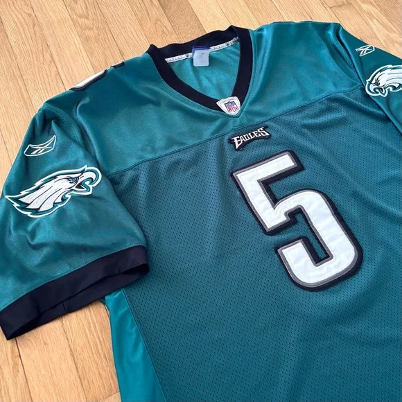 Rare Reebok Philadelphia Eagles McNabb Jersey On Field 52 Embroidered Retro NFL